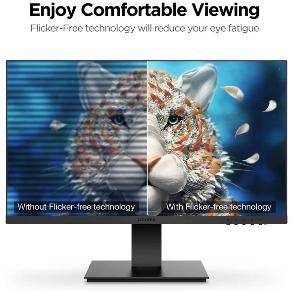 Koorui 23.8" 24N1 75Hz 5ms FHD IPS (HDMI, VGA) Monitör - 7
