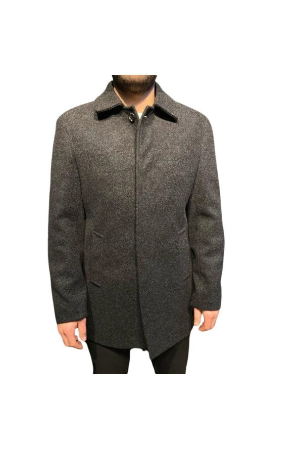 PREMİUM SVR KLASİK YAKA REGULAR KABAN ANTRASİT - 2