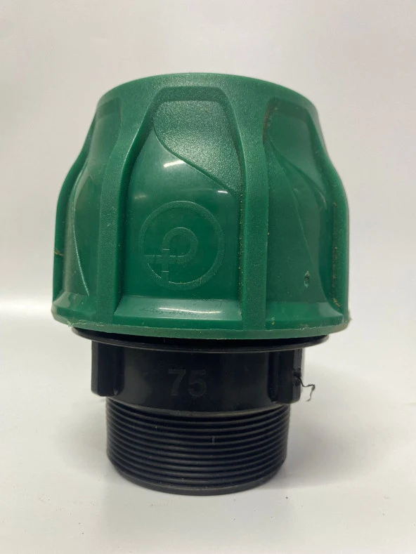 POELSAN 75*2 1/2" KAPLİN DIŞTAN  DİŞLİ ADAPTÖR YEŞİL SERİ