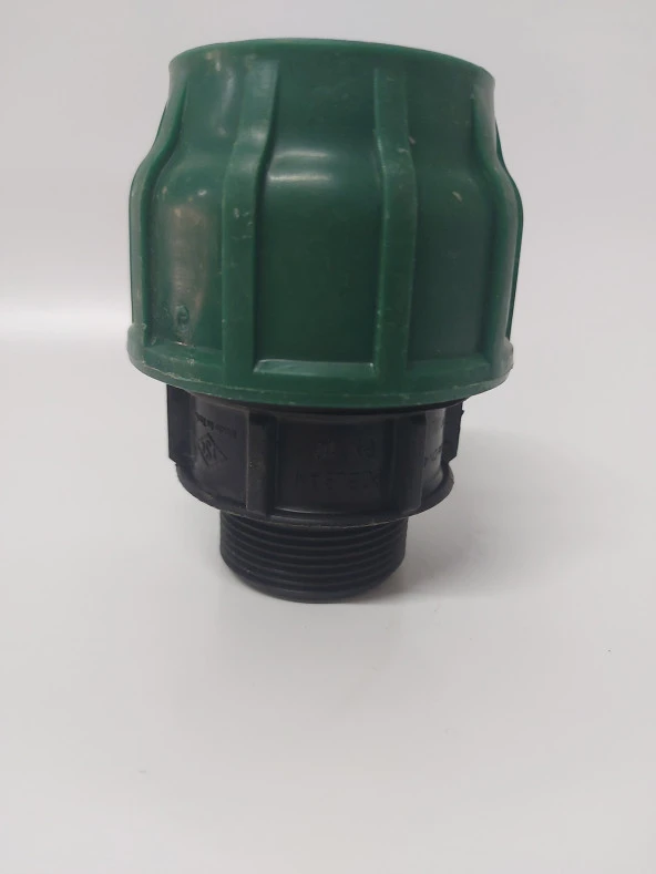 POELSAN 63*2" KAPLİN DIŞTAN  DİŞLİ ADAPTÖR YEŞİL SERİ