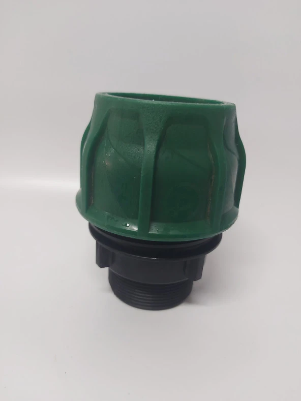 POELSAN 50*1 1/2" KAPLİN DIŞTAN  DİŞLİ ADAPTÖR YEŞİL SERİ