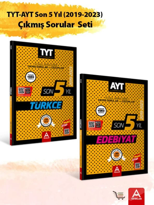 TYT Türkçe AYT Edebiyat Son 5 Yıl Çıkmış Sorular Seti Ders-Ders ve Konu-Konu Sırlanmış 2019-2023