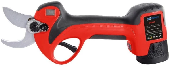 Energy WS-035Y Akülü Budama Makası 35mm 2 Bataryalı Set - Resim 3