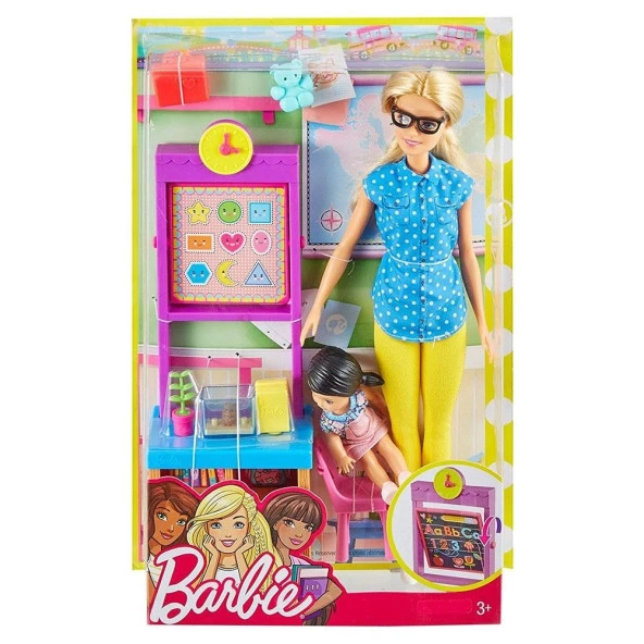 Barbie Ben Büyüyünce Meslek Bebekleri Öğretmen Oyun Seti