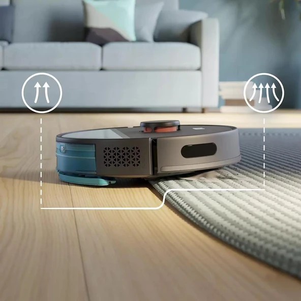 Philips XU3000/01 3000 Serisi Aqua Islak & Kuru Robot Süpürge - Siyah - 4