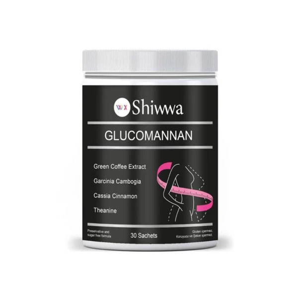 SHİWWA GLUCOMANNAN 30 ŞASE kilo kontrolü ve zayıfamaya yardımcı