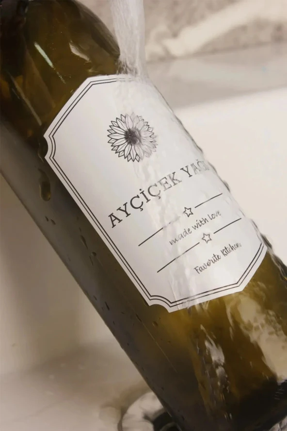 Ahşap Stantlı 2li 750 ml Zeytinyağı Sıvıyağ Şişesi Yağdanlık - Damlatmaz Yağlık - 2