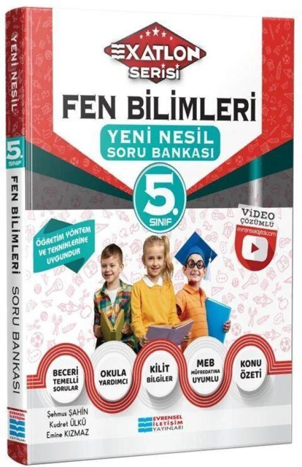 5. Sınıf Fen Bilimleri Exatlon Serisi Video Çözümlü Soru Bankası Evrensel İletişim