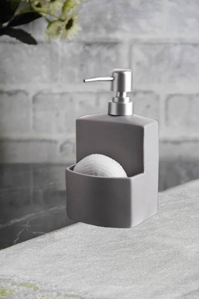 Lüks Beyaz Sıvı Sabunluk, Deterjanlık, Banyo Ve Mutfak Sabunluğu - 2