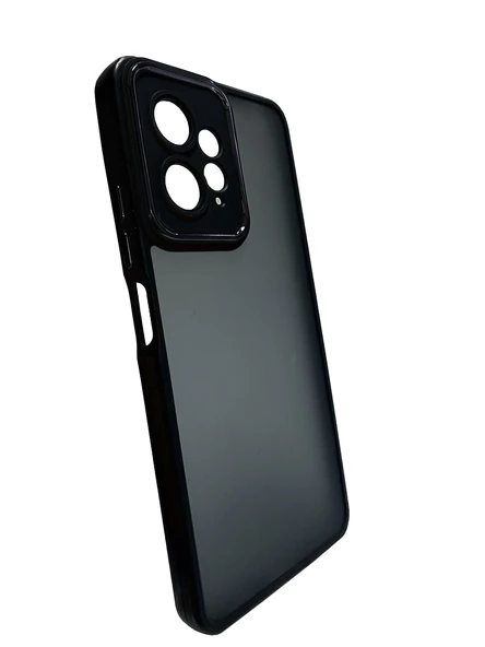 Xiaomi Redmi Note 12 Kılıf Freya Lazer Lens Kamera Çerçeveli Silikon Kapak - 12