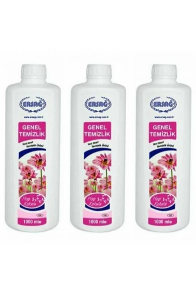 Ersağ Hoş Kokulu Genel Temizlik 3 Adet X 1000 Ml