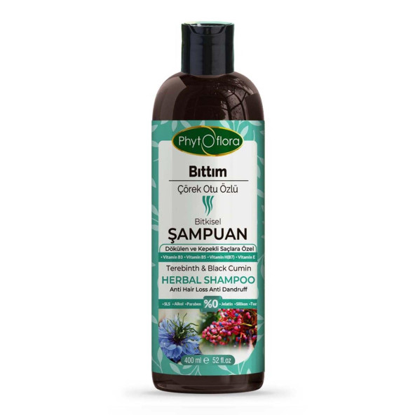 Phytoflora Tuzsuz Dökülen Ve Kepekli Saçlara Özel Bıttım Özlü Bitkisel Şampuan 400 ML - 4