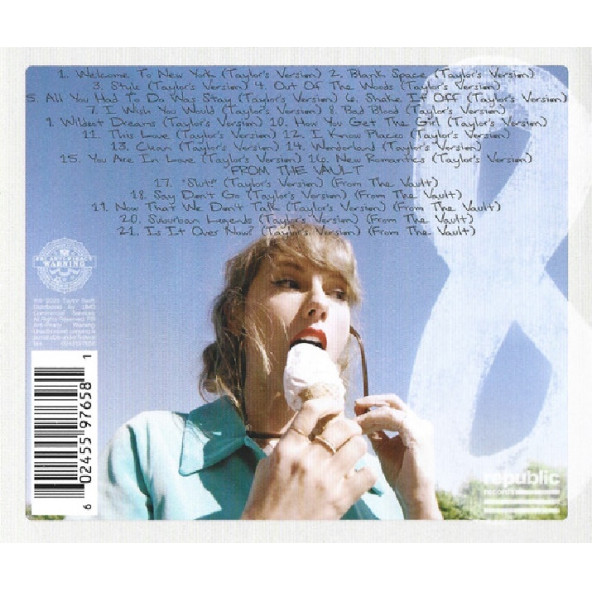 TAYLOR SWIFT - 1989 (TAYLOR'S VERSION) (AQUAMARINE GREEN EDITION) (CD) - 2