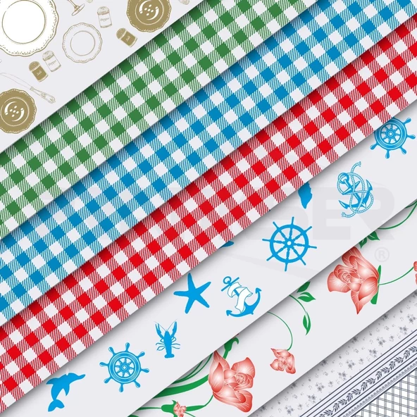 Pratikser Tek Kullanımlık Masa Örtüsü Karışık - 100x120cm - Koli - 3