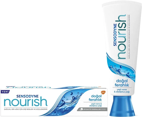 Sensodyne Nourish Doğal Ferahlık Diş Macunu 75ml