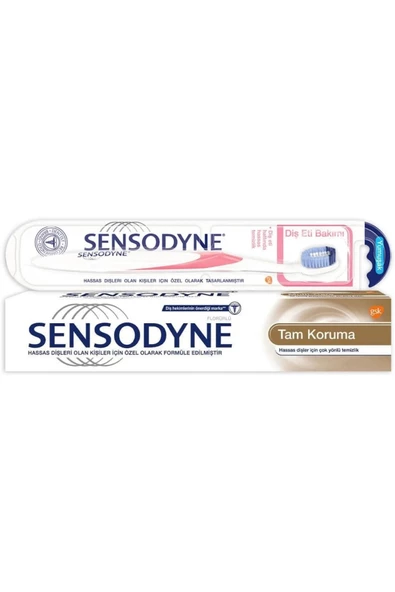 Sensodyne Tam Koruma 75 Ml + Yumuşak Diş Fırçası