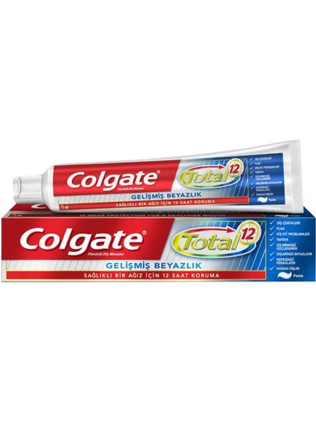 Colgate Total Gelişmiş Beyazlık Diş Macunu 50 ml