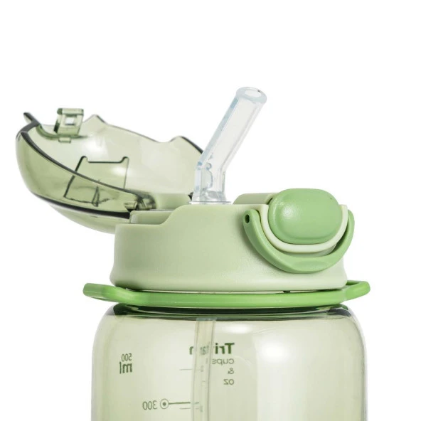 Bee Diller Tritan Pipetli Su Matarası 500Ml Turuncu - 4