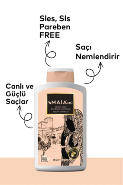 Argan Saç Bakım Şampuanı 400 Ml - 2