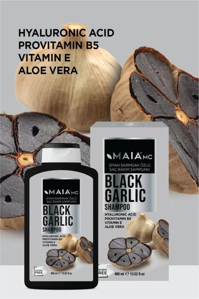 Siyah Sarımsak Özlü Saç Bakım Şampuanı 400 ml - 2