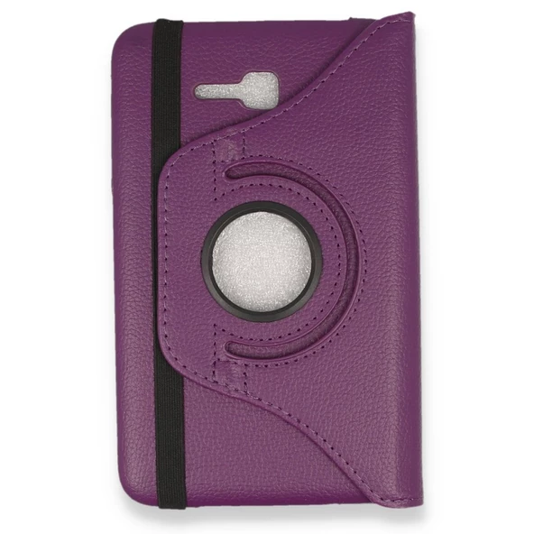 Samsung Tab 3 Lite (T110-T113) 360 Derece Döner Standlı Kılıf - 5