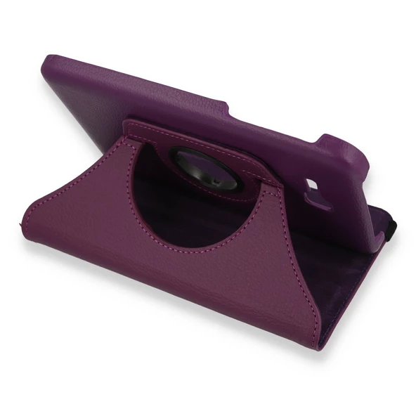 Samsung Tab 3 Lite (T110-T113) 360 Derece Döner Standlı Kılıf - 4