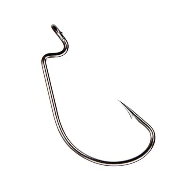 Valkyrie 50 Adet Paslanmaz Karbon Çelik Silikon Solucan Yem Balık Olta İğne Seti - Texas Rig - Kutulu Krom - 3