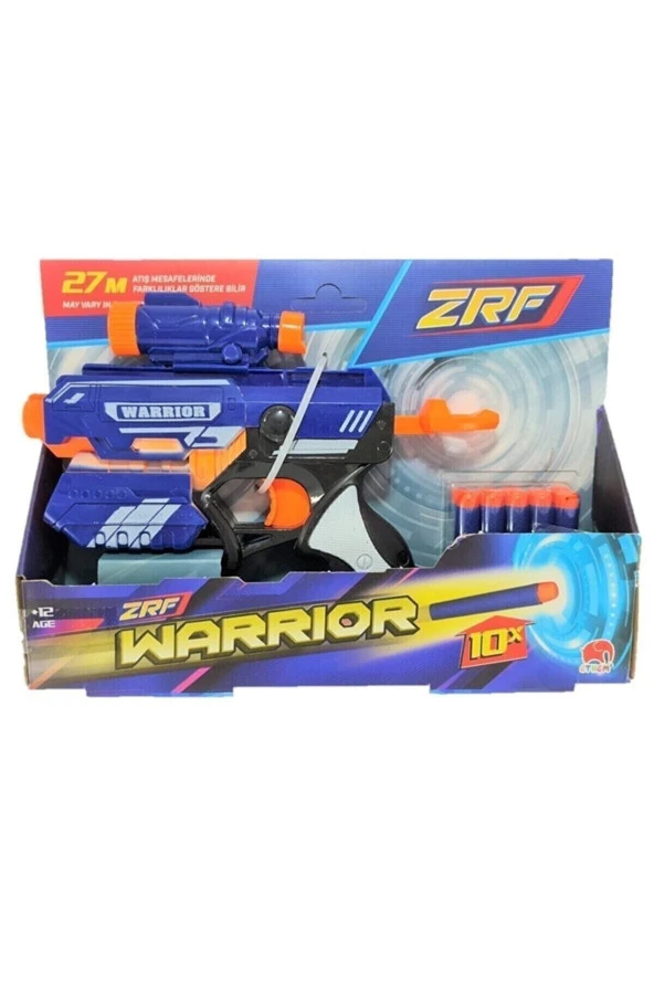 Lazerli 10 Adet Mermisi Bulunan Zerf Nişancı Tabanca