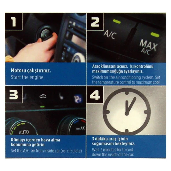 INTERWAX LAVANTA KOKULU KLİMA FRESH - TEMİZLEYİCİ KLİMA BOMBASI 150 ML - 3