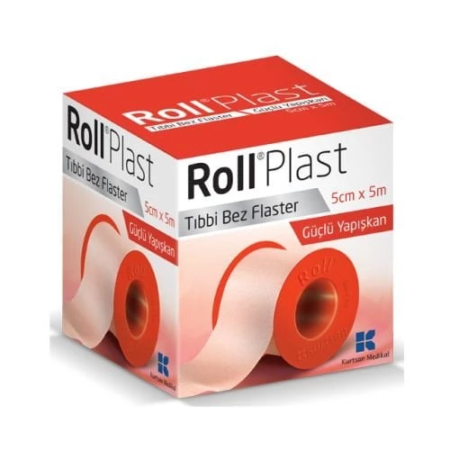 Roll Plast Çinko Oksitli Tıbbi Flaster 5cm x 5m