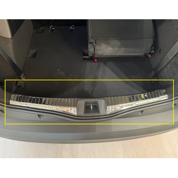 Dacia Jogger Krom Bagaj İç Eşik Koruma 2 Parça 2021+ Paslanmaz Çelik ürün görseli