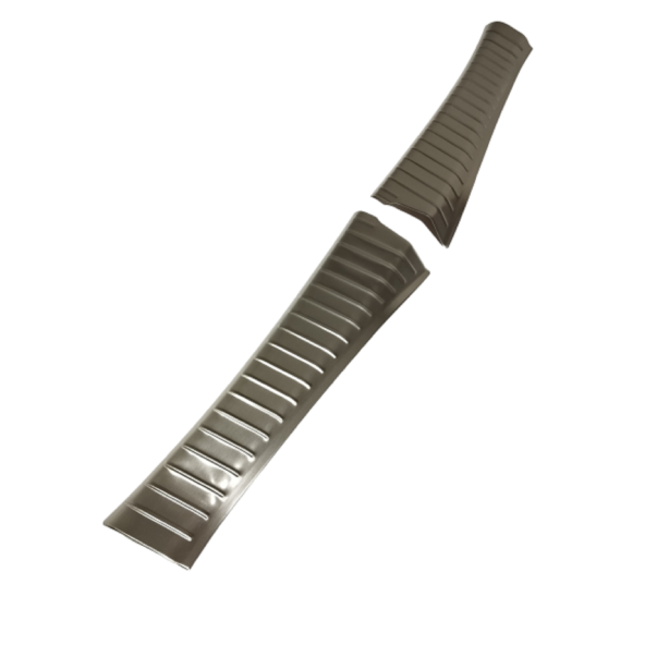 Dacia Jogger Krom Bagaj İç Eşik Koruma 2 Parça 2021+ Paslanmaz Çelik (TAŞLI) - Resim 2