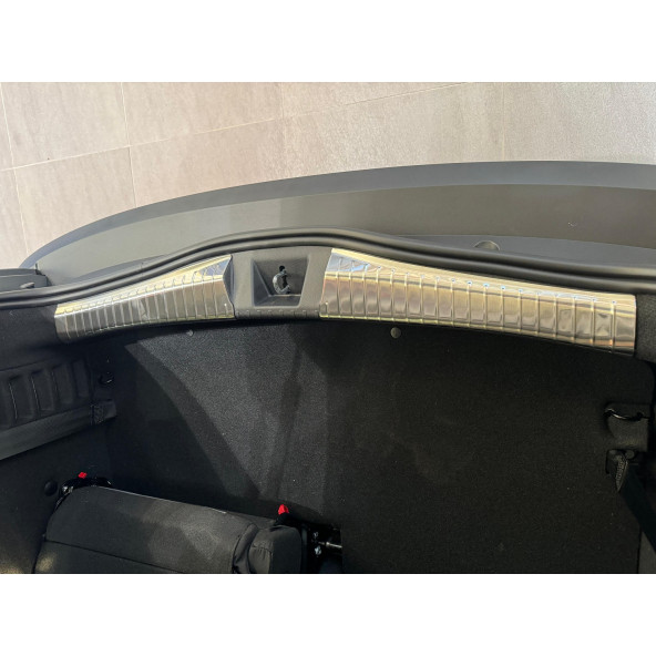 Dacia Jogger Krom Bagaj İç Eşik Koruma 2 Parça 2021+ Paslanmaz Çelik (TAŞLI) - Resim 5