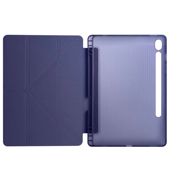 Galaxy Tab S9 Kılıf Kalem Bölmeli Standlı Smart Cover - 6