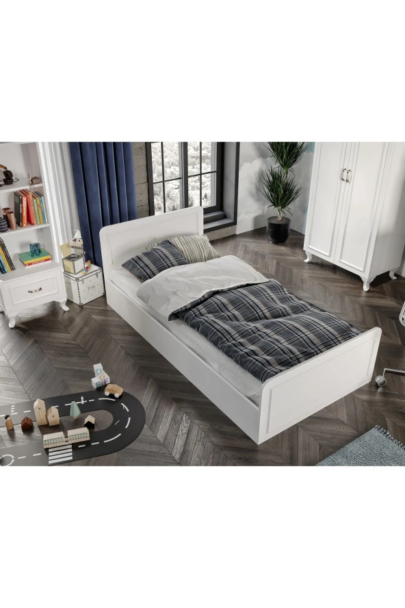 KZNMOB HOME Snow Country Tarzı Çocuk Odası Takımı - 4 Parçalı Ve Tamamı 1. Kalite Mdf - 5