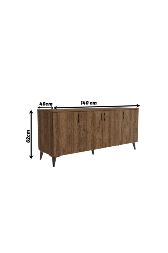 KZNMOB HOME Çok Amaçlı Mdf Konsol Dolap -18mm Mdf - 5
