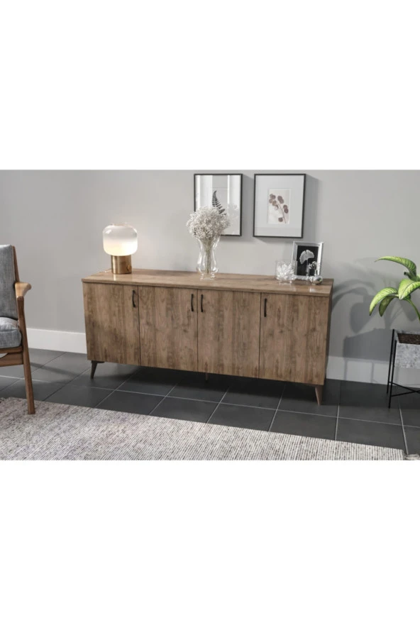 KZNMOB HOME Çok Amaçlı Mdf Konsol Dolap -18mm Mdf - 3