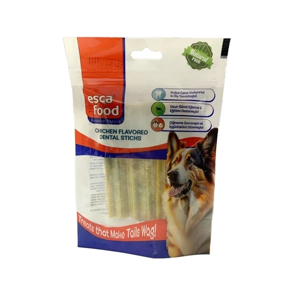 Esca Tavuk Etli Aromalı Dental Çubuk Köpek Ödülü 100 Gr