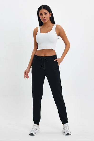 Süperlife Kadın 3 İplik Kalın Rahat Kalıp Eşofman Altı spr24ea96 - 2