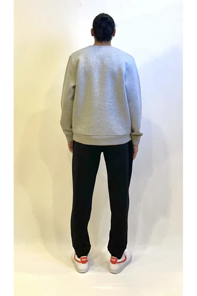 Erkek İçi Polarlı 3 iplik Kalın Eşofman Altı SPR24EA76 - Resim 3