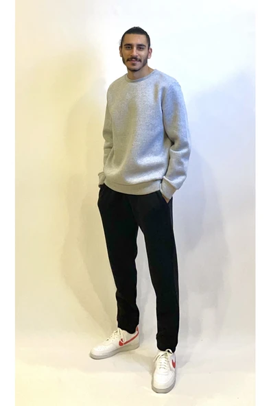 Erkek İçi Polarlı 3 iplik Kalın Eşofman Altı SPR24EA76 ürün görseli 1