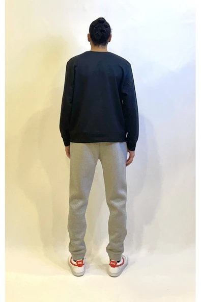 Erkek İçi Polarlı 3 iplik Kalın Eşofman Altı SPR24EA76 - Resim 9