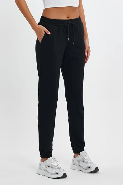 Süperlife Kadın 3 İplik Kalın Rahat Kalıp Eşofman Altı spr24ea96 - 3