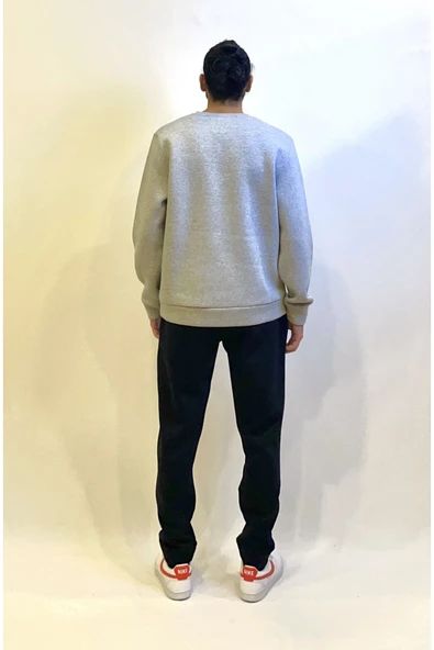 Erkek İçi Polarlı 3 iplik Kalın Eşofman Altı SPR24EA76 - Resim 6