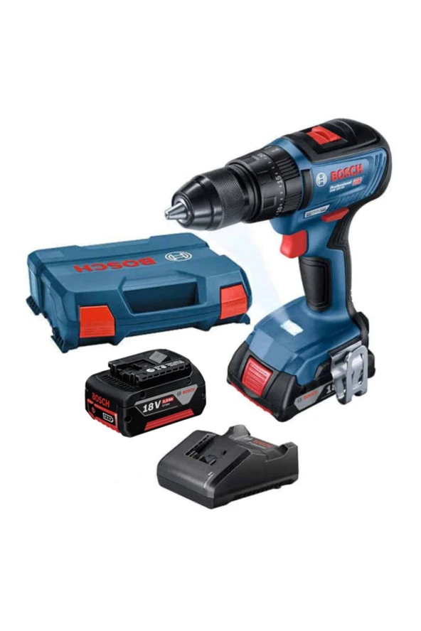 Bosch GSR 18V-50 1x2.0Ah+1x5.0Ah Çift Akülü