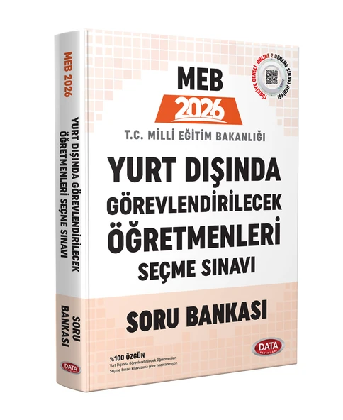 Data 2025 MEB Yurt Dışında Görevlendirilecek Öğretmenleri Seçme Sınavı Soru Bankası Data Yayınları - Resim 2