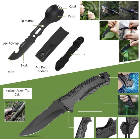 Anatolian Shield Doğada Hayatta Kalma Survival Kit 22 - 4