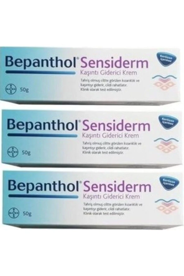 BEPANTHOL Sensiderm Krem 50 Gr 3 Adet