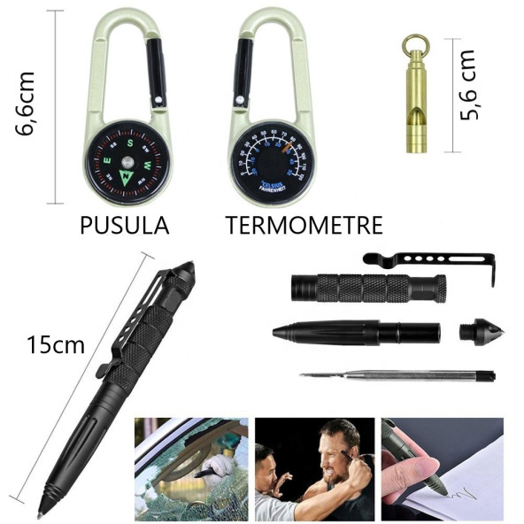 Anatolian Shield Doğada Hayatta Kalma Survival Kiti 12 Parça - 3