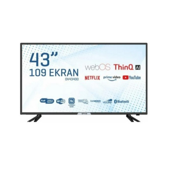 Onvo OV43400 43" 109 Ekran Uydu Alıcılı Full HD WebOS Smart LED TV